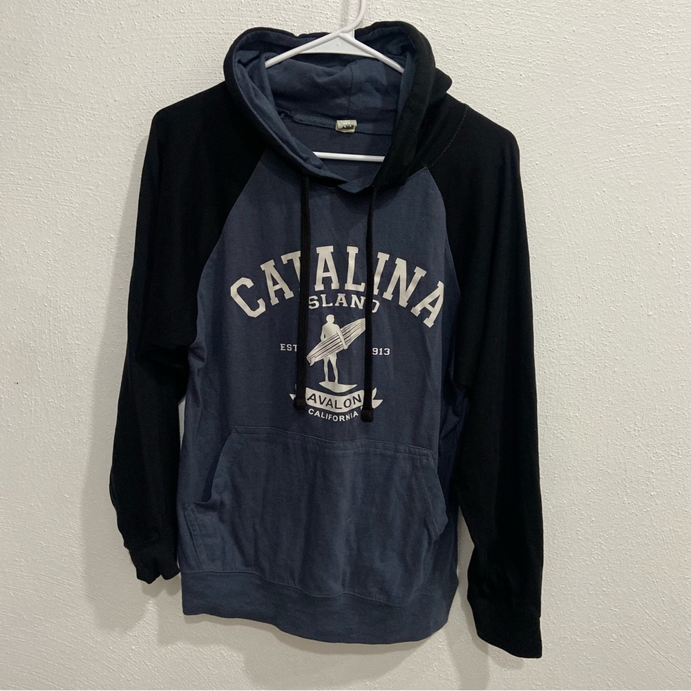 Catalina Island Blue Hoodie Pullover